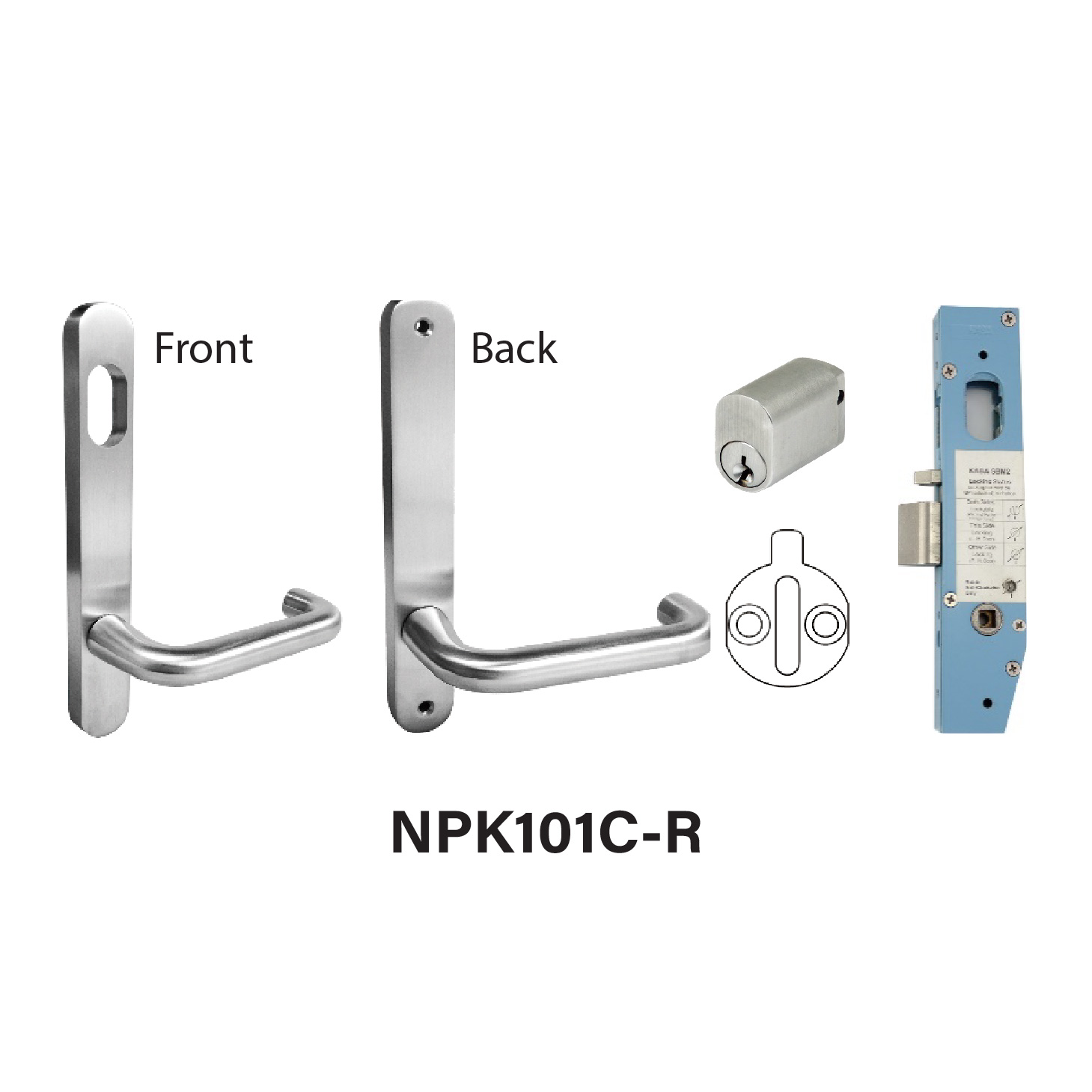 Classroom Lock Function Round End - Australian Architectural Hardware